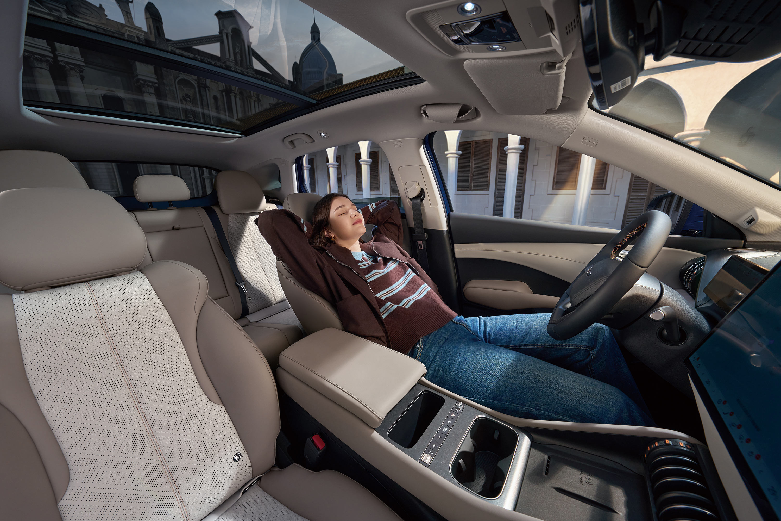 Plaša telpa aizmugurējiem pasažieriem